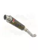 Aprilia RSV4 1000R & Factory 2009/2015 Passage Haut Exhaust tube de raccord & Rond En Carbone Silencieux 350mm