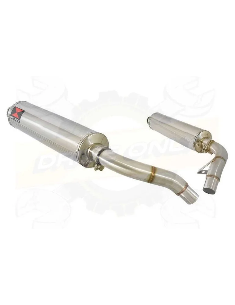 ST1100 ST 1100 (SC26) Pan European Tube de raccord & Silencieux Rond En Inox 400mm