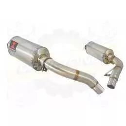 ST1100 ST 1100 (SC26) Pan European Tube de raccord & Silencieux Ovale En Inox 300mm