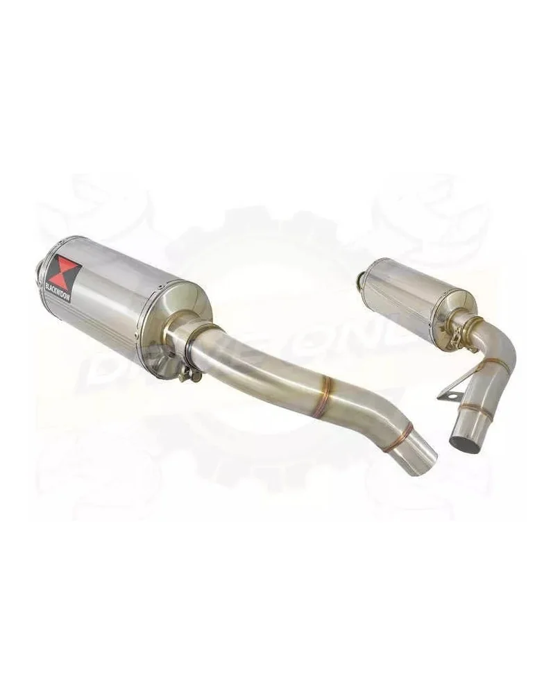 ST1100 ST 1100 (SC26) Pan European Tube de raccord & Silencieux Ovale En Inox 300mm