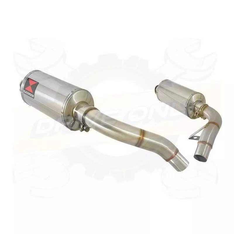 ST1100 ST 1100 (SC26) Pan European Tube de raccord & Silencieux Ovale En Inox 300mm