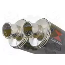 ST1100 ST 1100 (SC26) Pan European Tube de raccord & Silencieux Ovale En Carbone 300mm