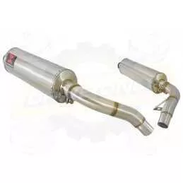 ST1100 ST 1100 (SC26) Pan European Tube de raccord & Silencieux Ovale En Inox 400mm