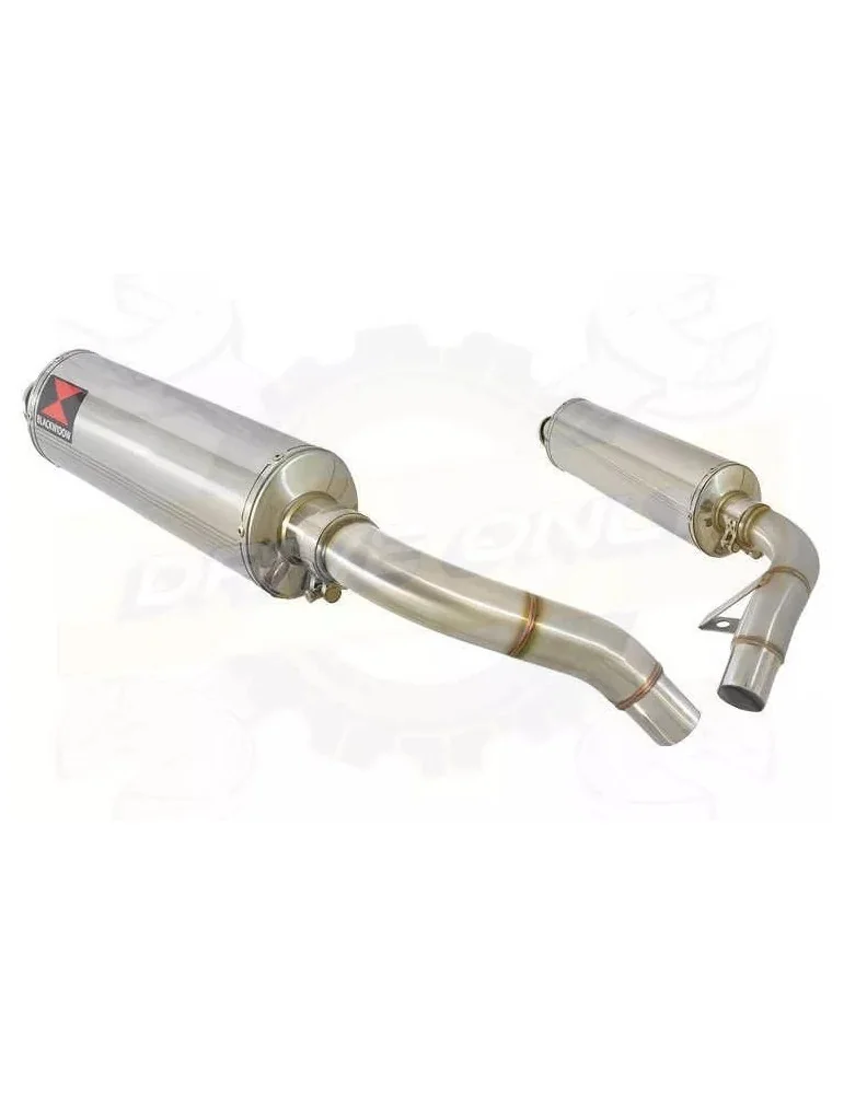 ST1100 ST 1100 (SC26) Pan European Tube de raccord & Silencieux Ovale En Inox 400mm