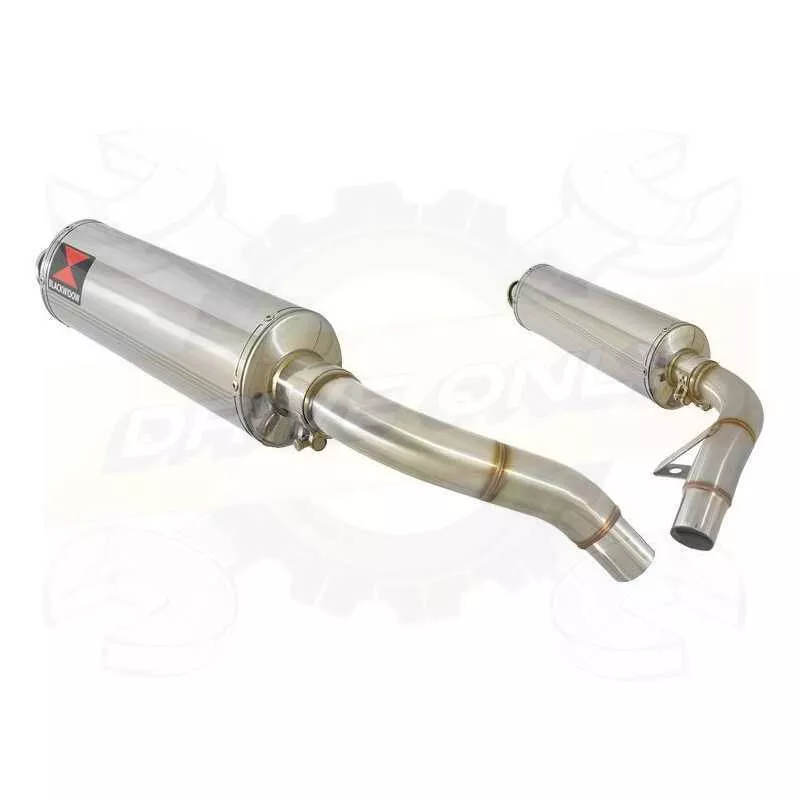 ST1100 ST 1100 (SC26) Pan European Tube de raccord & Silencieux Ovale En Inox 400mm