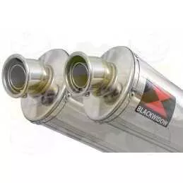 ST1100 ST 1100 (SC26) Pan European Tube de raccord & Silencieux Ovale En Inox 400mm