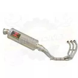 MT-09 Tracer 2013-2021  High Level De-cat Exhaust System with 300mm Round Stainless Steel Silencer