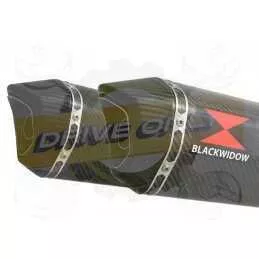 ST1100 ST 1100 (SC26) Pan European Tube de raccord & Silencieux Hexagonale En Carbone 300mm