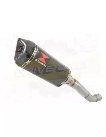 Aprilia RSV4 1000R & Factory 2009/2015 Passage Haut Exhaust tube de raccord & Hexagonale En Carbone Silencieux 300mm