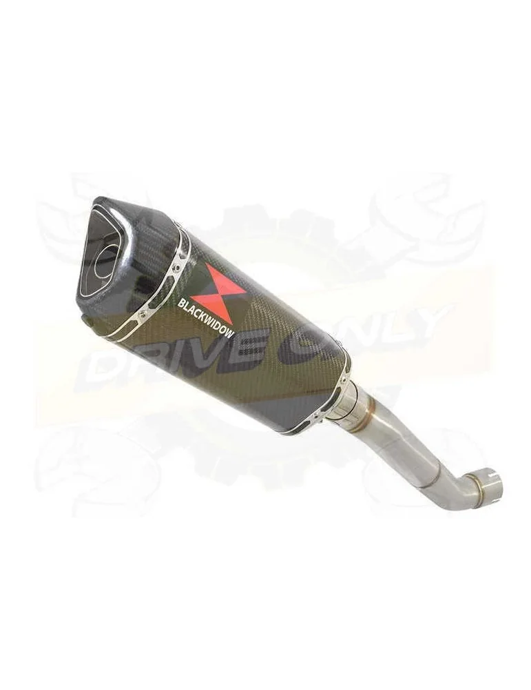 Aprilia RSV4 1000R & Factory 2009/2015 Passage Haut Exhaust tube de raccord & Hexagonale En Carbone Silencieux 300mm
