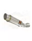 Aprilia RSV4 1000R & Factory 2009/2015 Passage Bas Exhaust tube de raccord & Rond GP Style Silencieux En Inox 230mm