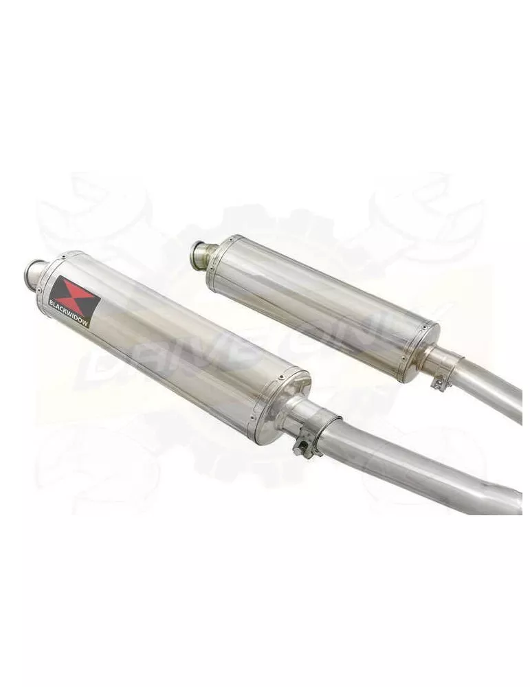VTR1000F VTR 1000 F Firestorm (SC36) tube de raccords et Rond Silencieux En Inox 400mm