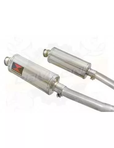 VTR1000F VTR 1000 F Firestorm (SC36) tube de raccords et Ovale Silencieux En Inox 300mm