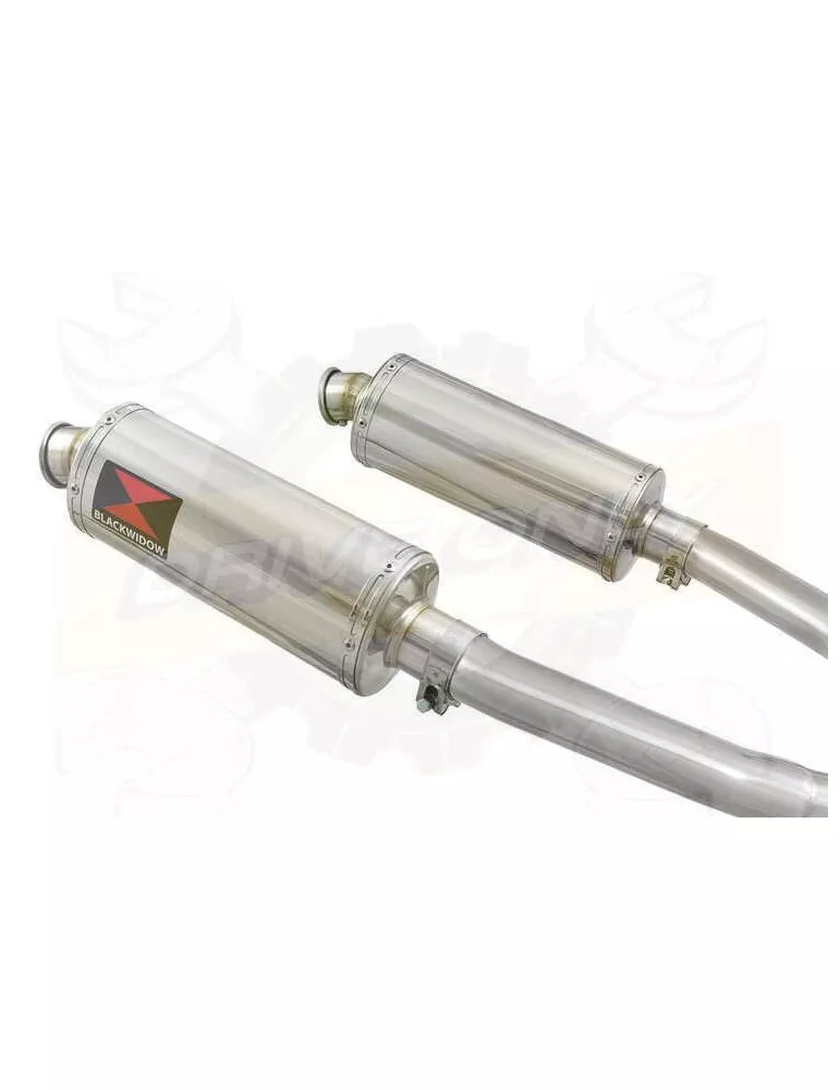 VTR1000F VTR 1000 F Firestorm (SC36) tube de raccords et Ovale Silencieux En Inox 300mm