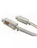 VTR1000F VTR 1000 F Firestorm (SC36) tube de raccords et Ovale Silencieux En Inox 230mm