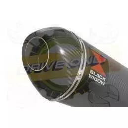 XR125 XR125L 2003-2010 Ligne complète & Silencieux Ovale En Carbone + Carbone 200mm