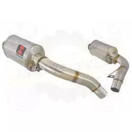 ST1100 ST 1100 (SC26) Pan European Tube de raccord & Silencieux Ovale En Inox 230mm