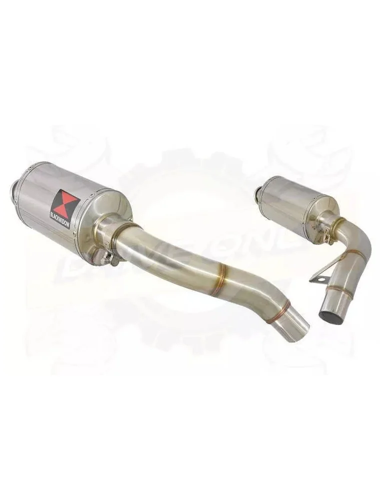 ST1100 ST 1100 (SC26) Pan European Tube de raccord & Silencieux Ovale En Inox 230mm