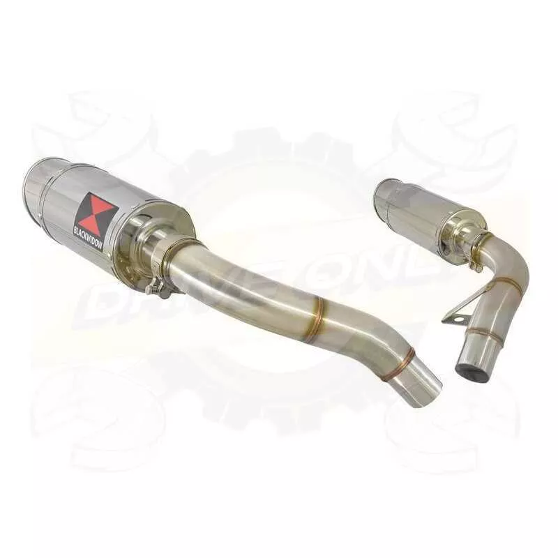 ST1100 ST 1100 (SC26) Pan European Tube de raccord & Silencieux Rond En Inox 200mm