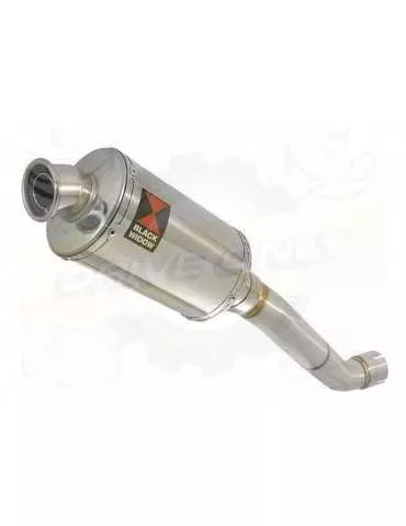 Aprilia RSV4 1000R & Factory 2009/2015 Passage Haut Exhaust tube de raccord & Ovale Silencieux En Inox 230mm
