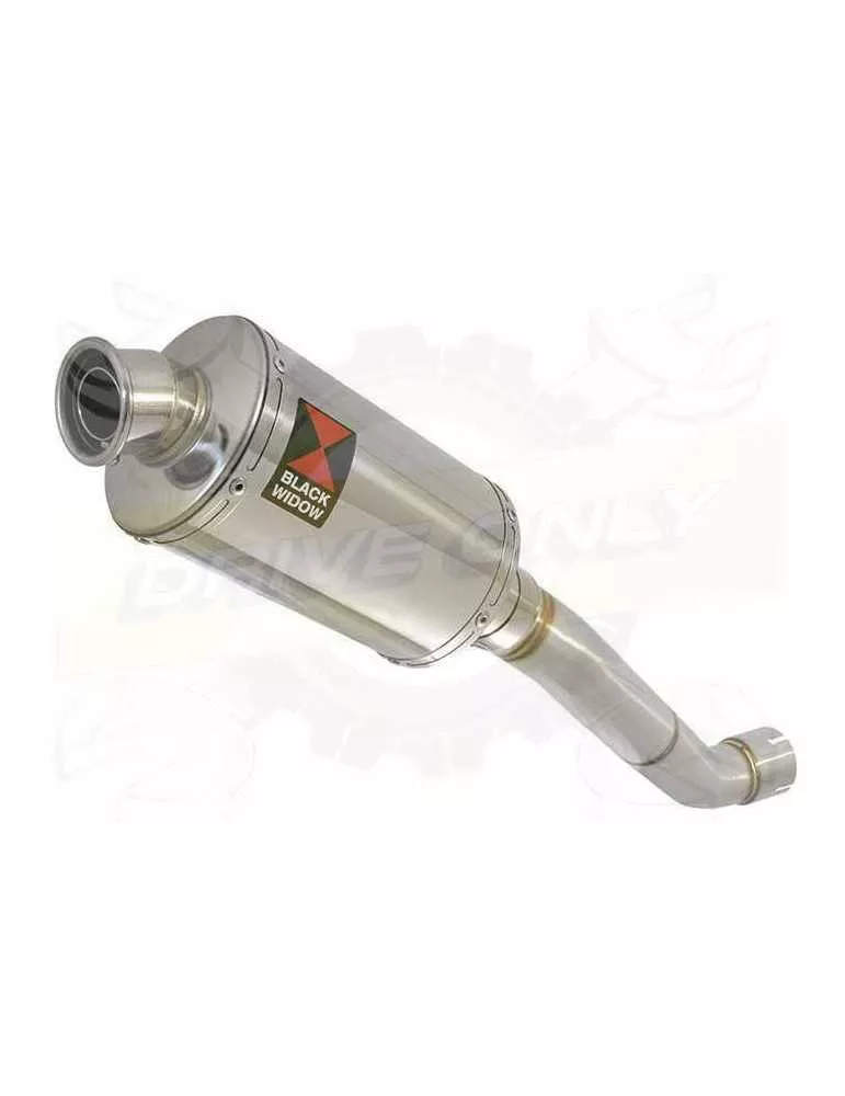 Aprilia RSV4 1000R & Factory 2009/2015 Passage Haut Exhaust tube de raccord & Ovale Silencieux En Inox 230mm