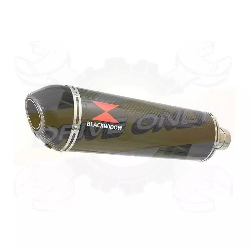 Vespa GT 250 ie 60 2006 - 2009 Ligne complète & Silencieux Ovale En Carbone 400mm