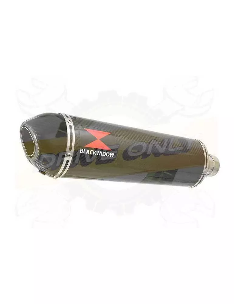 Vespa GTS 125 4T ie Super 2009 - 2016 Ligne complète & Silencieux Ovale En Carbone  400mm