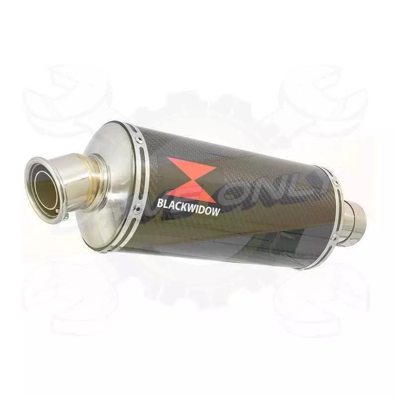 Vespa GTS 300 ie Super 2008 - 2016 Ligne complète & Silencieux Ovale En Carbone 300mm