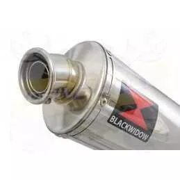 MT-09 Tracer 2013-2021  Passage Bas Décatalyseur Ligne complètes Ovale Stainless Silencieux 400mm