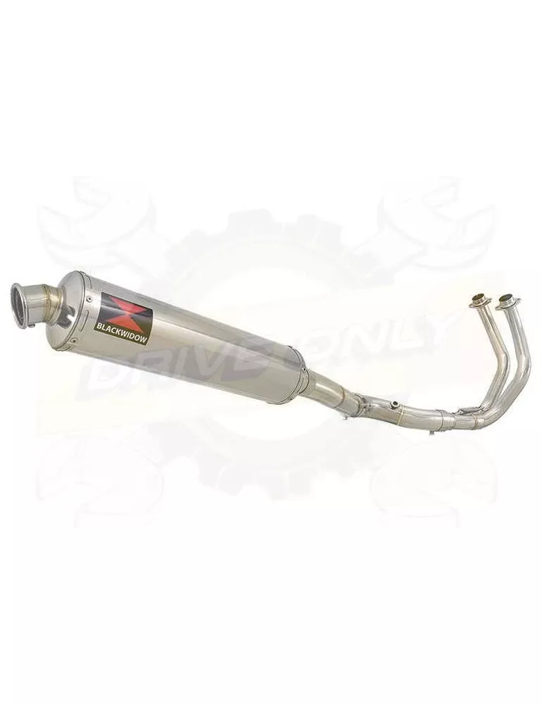 FZ-07 Tracer 2014 2015 2016 2017 Passage Haut Décatalyseur Ligne complètes & Rond Silencieux En Inox 450mm