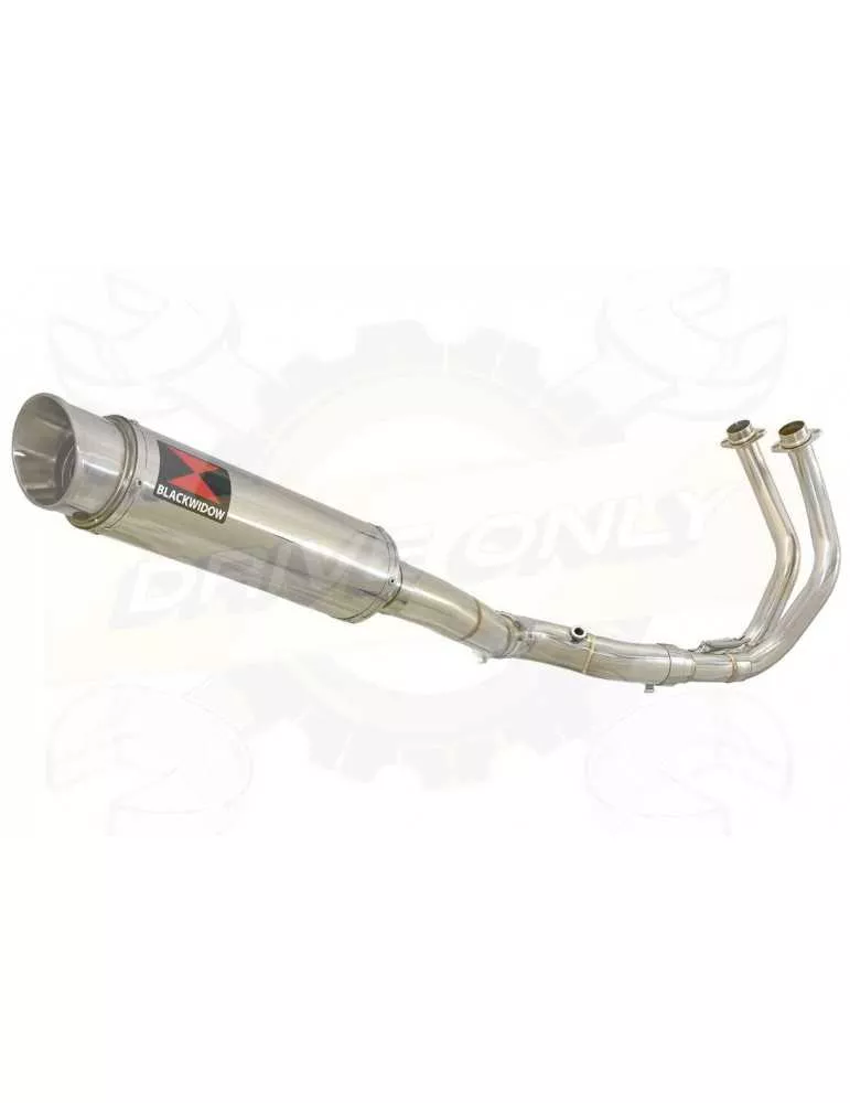 FZ-07 Tracer 2014 2015 2016 2017 Passage Haut Décatalyseur Ligne complètes & Rond GP Style Silencieux En Inox 360mm