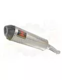 FZR1000 FZR 1000 EXUP Tube de raccord et Silencieux Ovale En Inox & Canule en Carbone 400mm