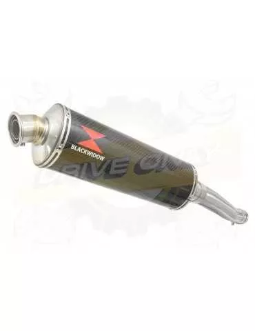 FZR1000 FZR 1000 EXUP Tube de raccord et Silencieux Ovale En Carbone 400mm