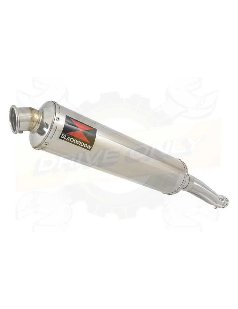 Yamaha FZR 600 FZR600R 4JH 'Fox Eye' Tube de raccord et Silencieux Rond En Inox 450mm