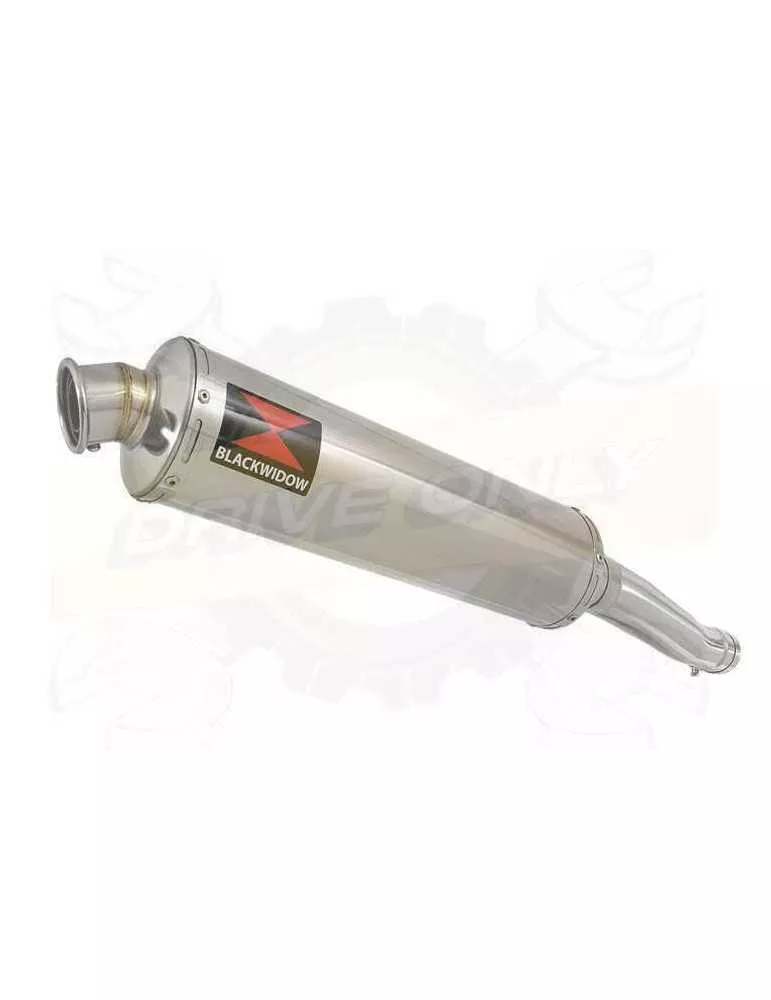 Yamaha FZR 600 FZR600R 4JH 'Fox Eye' Tube de raccord et Silencieux Rond En Inox 400mm