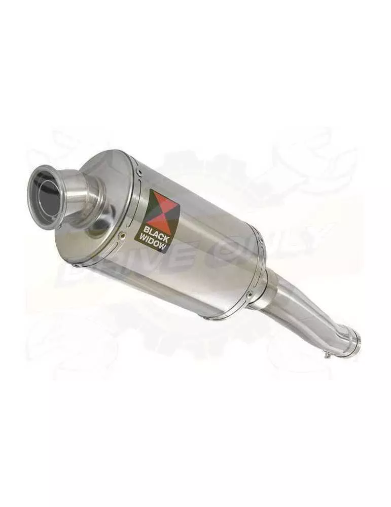 Yamaha FZR 600 FZR600R 4JH 'Fox Eye' Tube de raccord et Silencieux Ovale En Inox 230mm