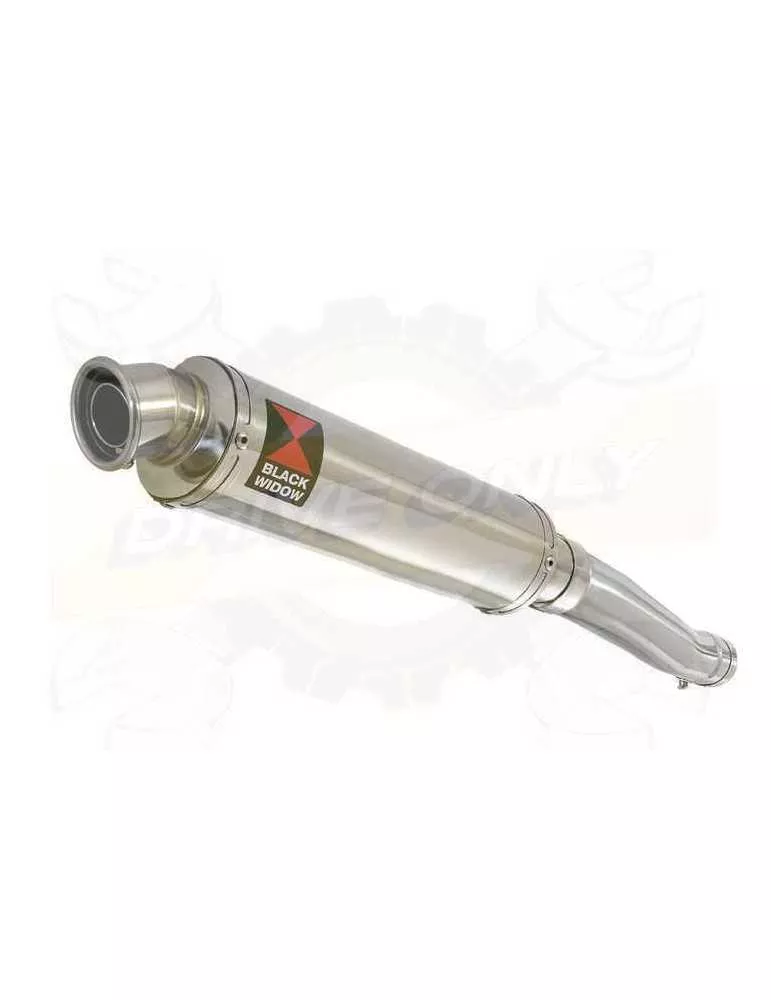 Yamaha FZR 600 FZR600R 4JH 'Fox Eye' Tube de raccord et Silencieux Rond En Inox 350mm