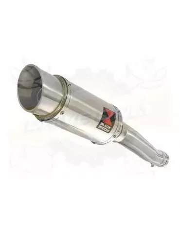 Yamaha FZR 600 FZR600R 4JH 'Fox Eye' Tube de raccord et Silencieux Rond En Inox 200mm