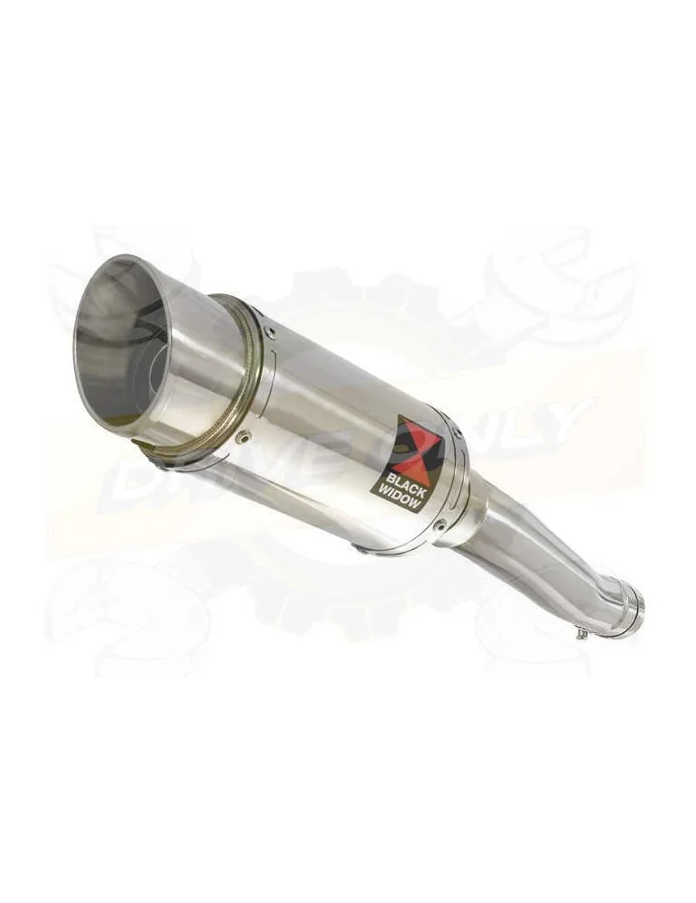 Yamaha FZR 600 FZR600R 4JH 'Fox Eye' Tube de raccord et Silencieux Rond En Inox 200mm