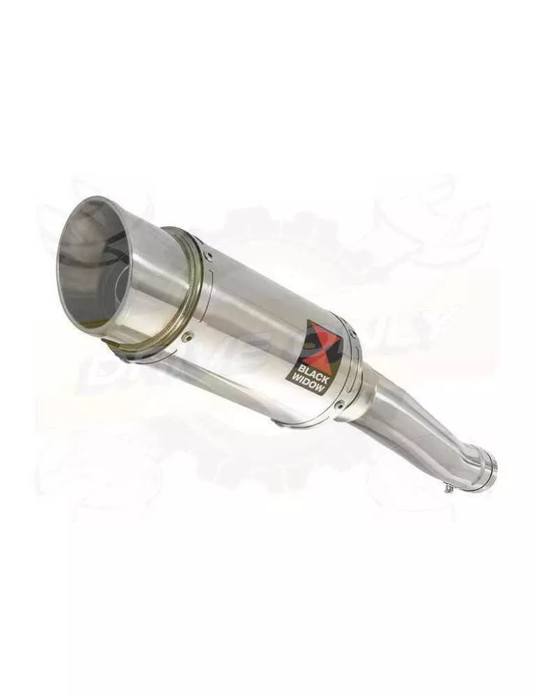 Yamaha FZR 600 FZR600R 4JH 'Fox Eye' Tube de raccord et Silencieux Rond En Inox 200mm