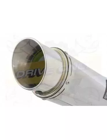 Yamaha FZR 600 FZR600R 4JH 'Fox Eye' Tube de raccord et Silencieux Rond En Inox 200mm