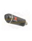 FZR1000 FZR 1000 EXUP Ligne complète & Silencieux Ovale En Carbone 300mm