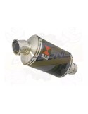 FZR1000 FZR 1000 EXUP Ligne complète & Silencieux Ovale Noir En Inox 230mm