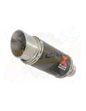 FZR1000 FZR 1000 EXUP Ligne complète & Silencieux Rond En Carbone 200mm