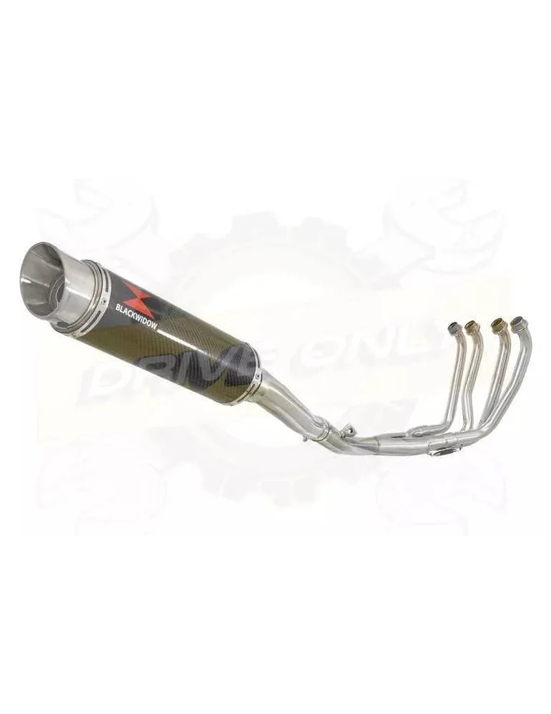 Yamaha FZR 600 FZR600R 4JH Foxeye Ligne complète & Silencieux GP Rond En Carbone 360mm