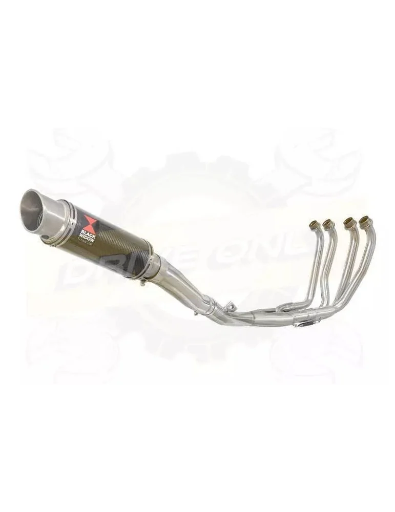 Yamaha FZR 600 FZR600R 4JH Foxeye Ligne complète & Silencieux GP Rond En Carbone + Canule en Titane 230mm