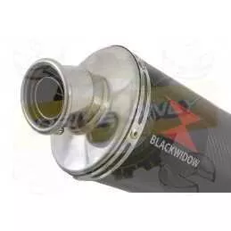 YZF-R1 R1M 2015-2017 Tube de raccord en Titane + Silencieux Ovale En Carbone 400mm