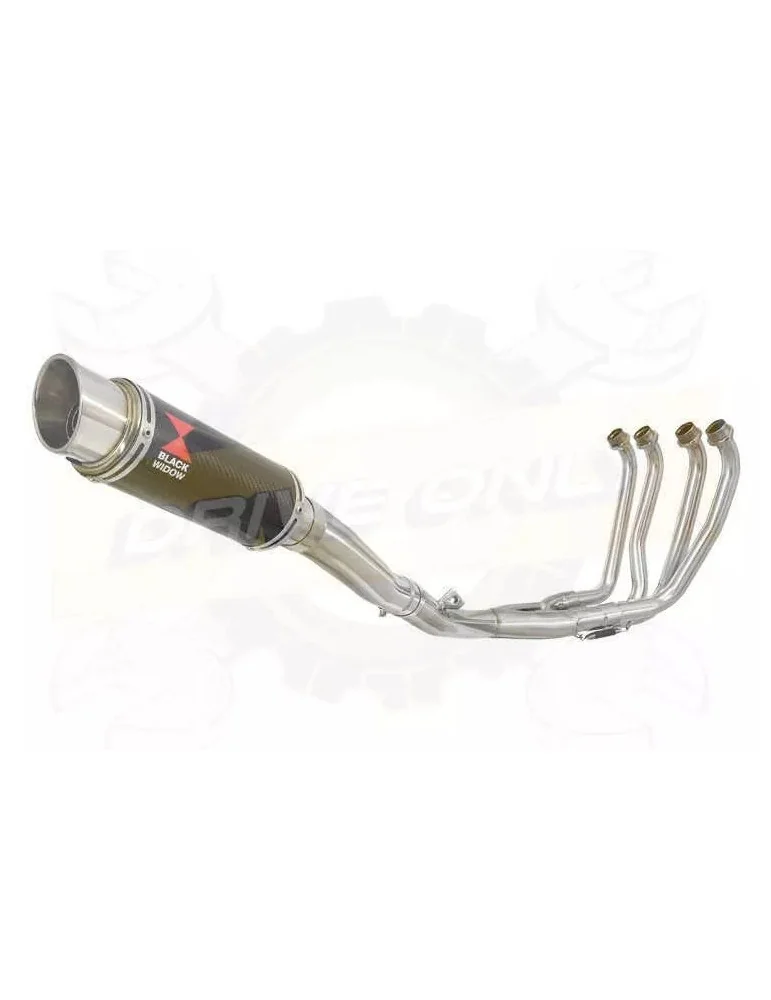 Yamaha FZR 600 FZR600R 4JH Foxeye Ligne complète & Silencieux GP Rond En Carbone 230mm