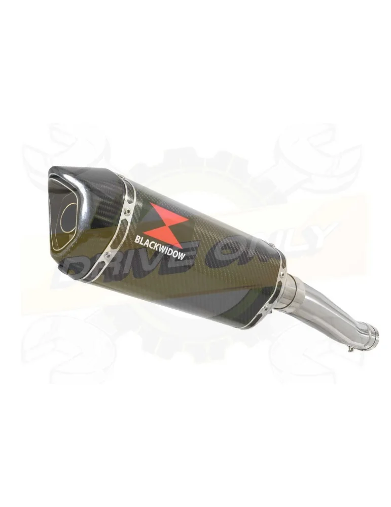 FZR1000 FZR 1000 EXUP Tube de raccord et Silencieux Hexagonale En Carbone 300mm