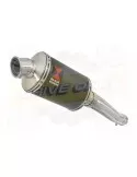 FZR1000 FZR 1000 EXUP Tube de raccord et Silencieux Ovale Noir En Inox 230mm